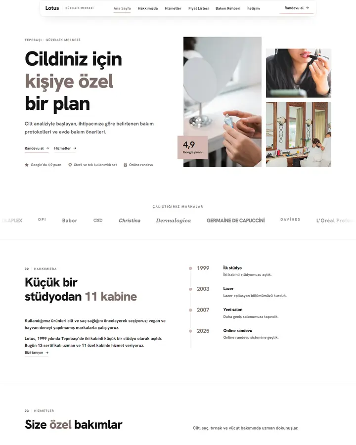 Tema 01 – İsviçre Izgara tasarım önizlemesi