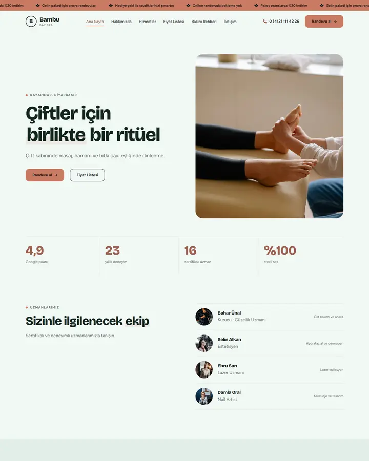 Tema 22 – Samimi & Yumuşak tasarım önizlemesi