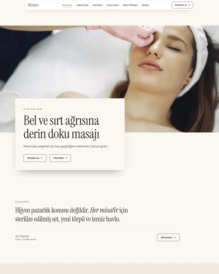 Tema 24 – Minimal tasarım önizlemesi