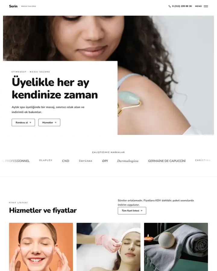Tema 30 – Minimal tasarım önizlemesi