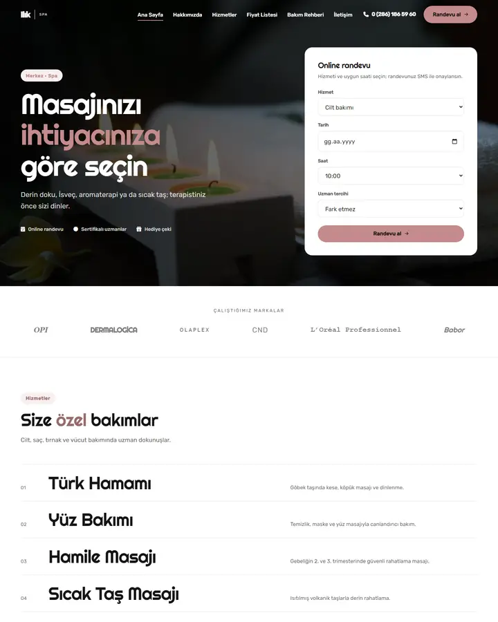 Tema 33 – Samimi & Yumuşak tasarım önizlemesi