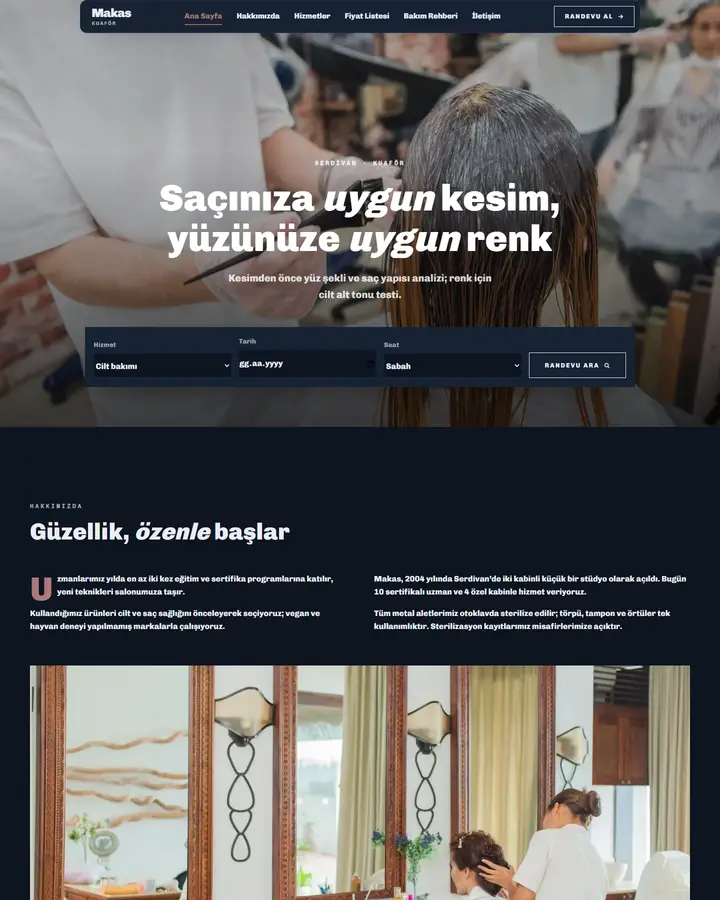 Tema 35 – Lüks & Zarif tasarım önizlemesi