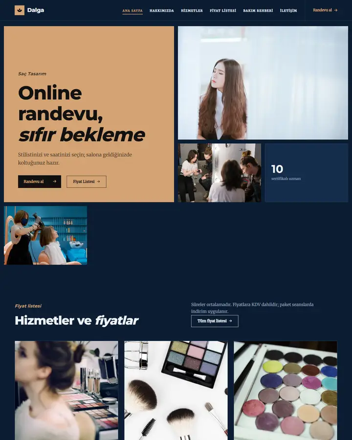 Tema 43 – Klasik Kurumsal tasarım önizlemesi
