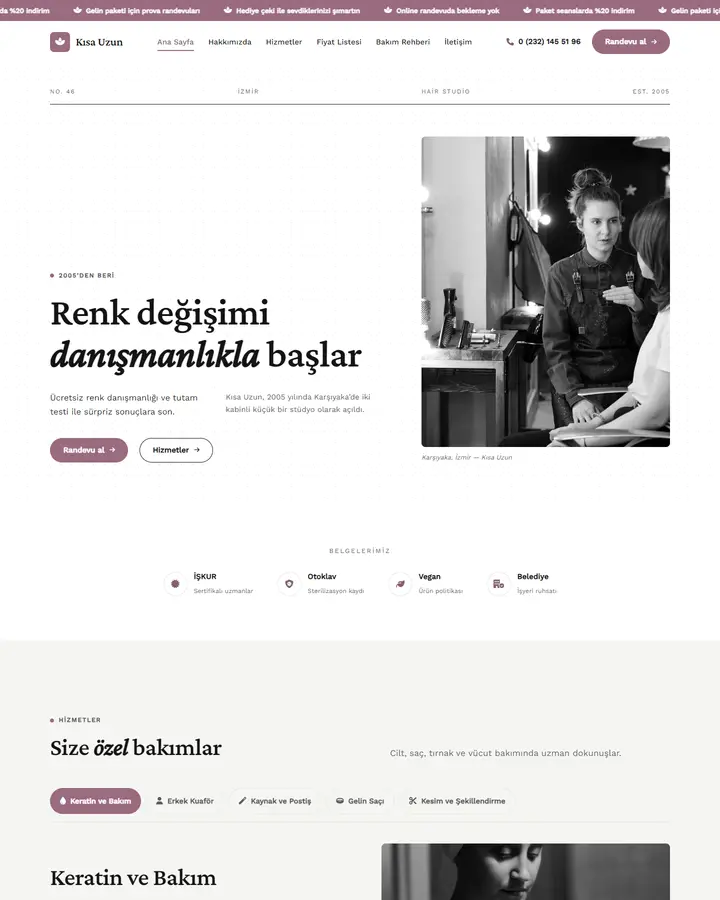 Tema 46 – Minimal tasarım önizlemesi