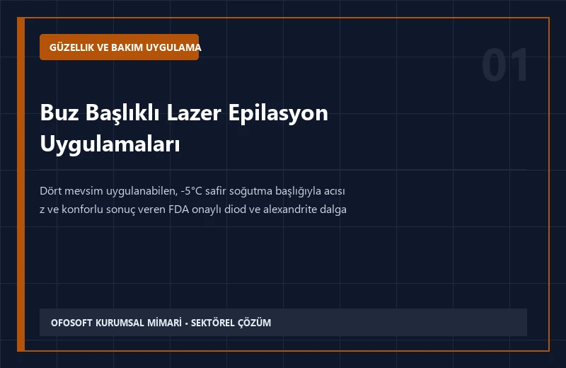 Buz Başlıklı Lazer Epilasyon Uygulamaları