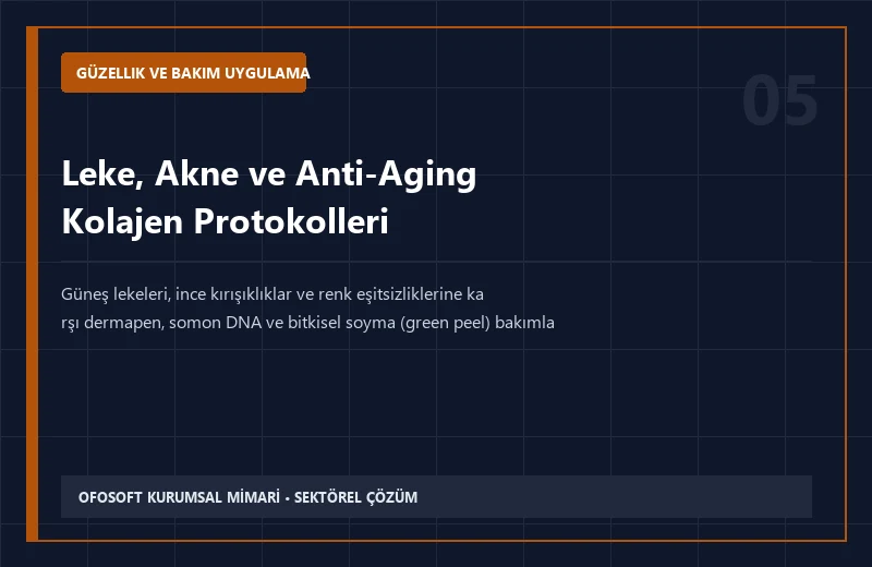 Leke, Akne ve Anti-Aging Kolajen Protokolleri